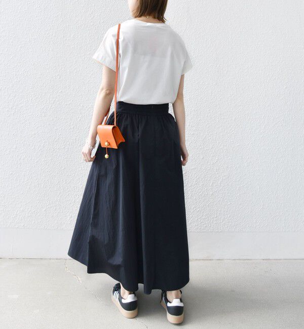 SHIPS for women「【WEB限定】〈手洗い可能〉バリエーション ロゴ 刺繍 プリントTEE」|Tシャツ・カットソー|