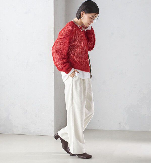 SHIPS for women「〈洗濯機可能〉コーデュロイ 2タック パンツ」|その他|
