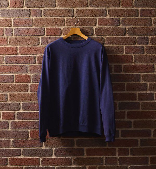 SHIPS「SHIPS: AUTHENTIC コットン スウェット ロングスリーブ Tシャツ」|Tシャツ・カットソー|ネイビー