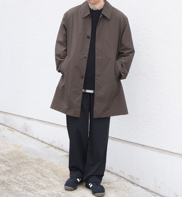 SHIPS any「〈撥水加工〉タスラン SOLOTEX(R) ステンカラー コート 26AW◇」|ステンカラーコート|