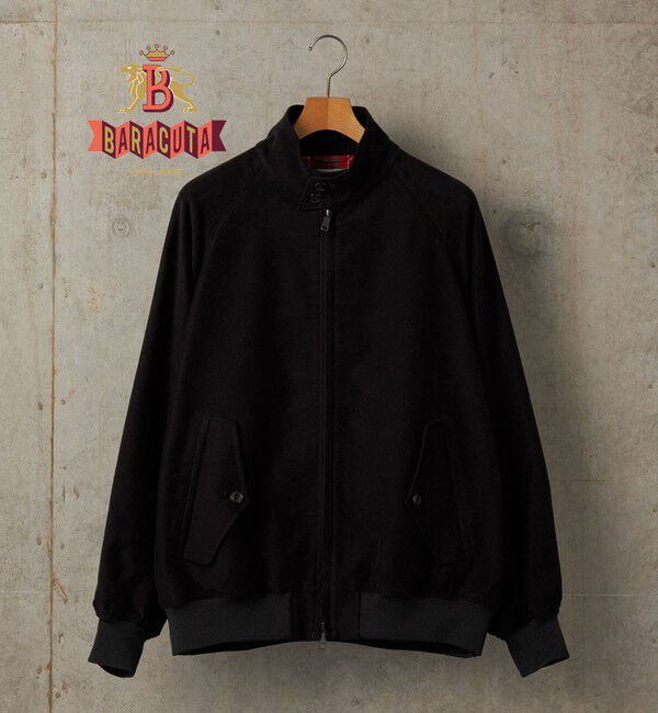 SHIPS「【SHIPS別注】BARACUTA: G9 BOX JACKET LIGHT MOLESKIN」|ブルゾン・スタジャン|ブラック