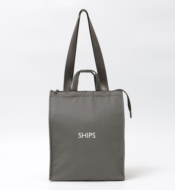 SHIPS「【WEB限定】ショッパー型 保冷ランチバッグ L」|エコバッグ|