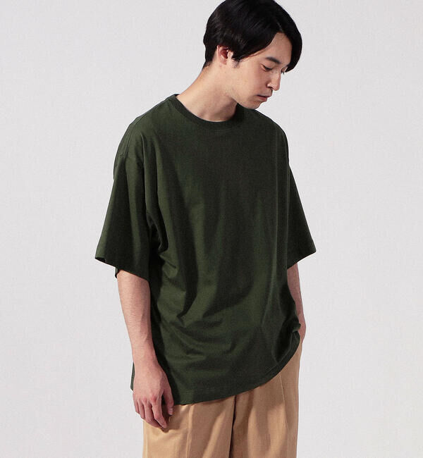 CABaN「CABaN コットン ドロップショルダークルーネックプルオーバー」|Tシャツ・カットソー|