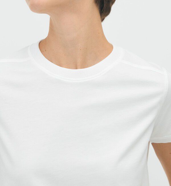 CABaN「コットン リブコンビクルーネックプルオーバー」|Tシャツ・カットソー|
