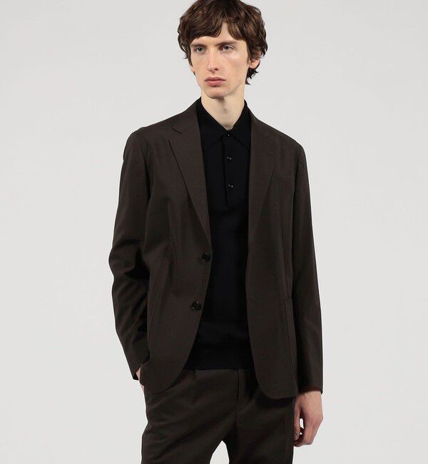 TOMORROWLAND MENS「ウールナイロン シングルブレステッド 2Bジャケット V.B.CANONICO」|テーラードジャケット|