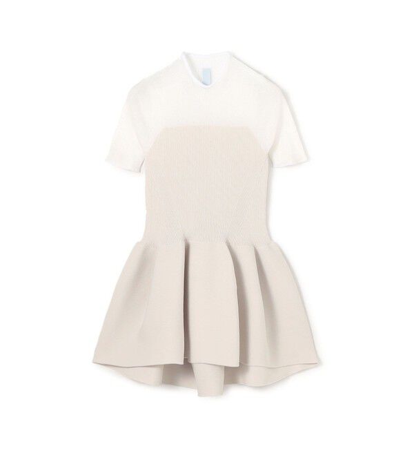 TOMORROWLAND BUYING WEAR「CFCL SHORT SLEEVE TOP ハーフスリーブプルオーバー」|ニット・セーター|41 ライトベージュ