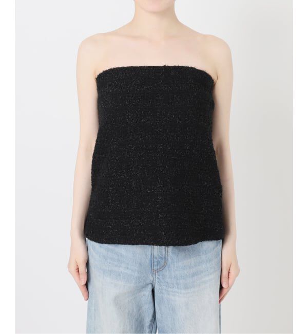 Plage「TWEED ニットベアトップ」|チューブトップ|