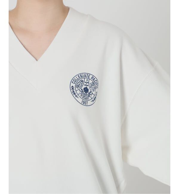 SLOBE IENA「《予約》COLLEGIATE PACIFIC SLOBE別注 Vネックスウェット」|スウェット・ジャージ|