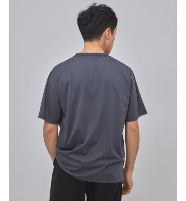 EDIFICE「E. SILK MIX JQ NECK Tシャツ」|Tシャツ・カットソー|