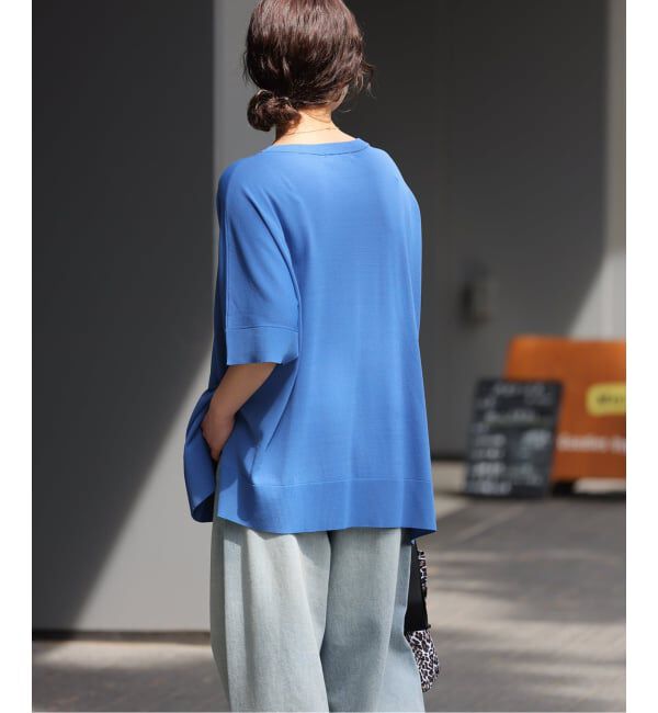 JOURNAL STANDARD relume「《追加2》接触冷感 / ウォッシャブルクールポンチョプルオーバー」|ニット・セーター|