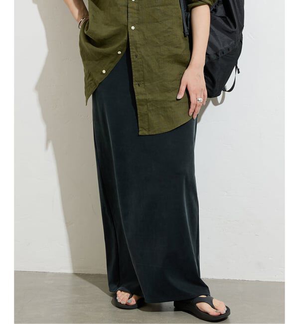 JOURNAL STANDARD「《追加》フィブリルキュプラジャージーマキシスカート」|スカート|