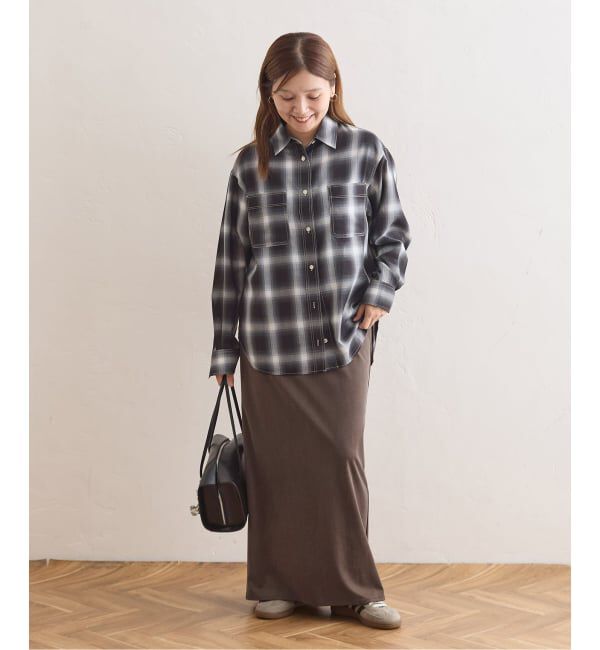 JOURNAL STANDARD「《追加》フィブリルキュプラジャージーマキシスカート」|スカート|