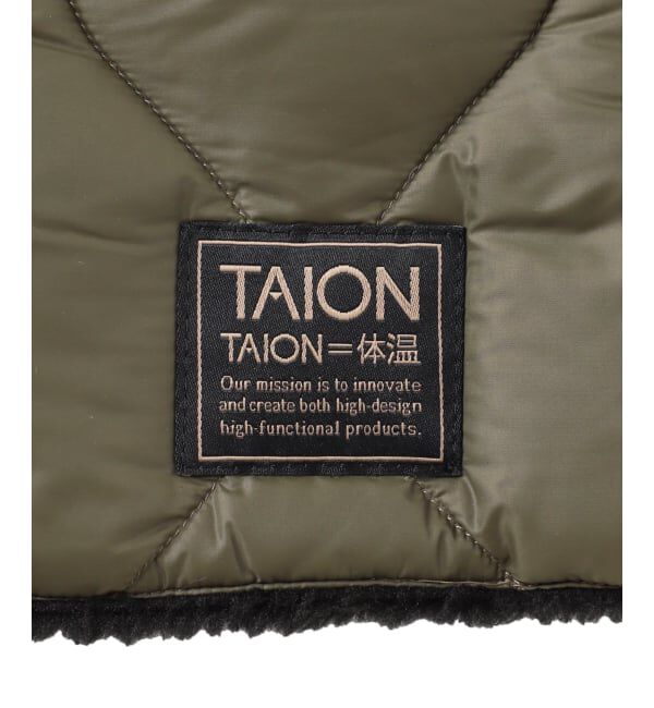 U by SPICK&SPAN「《予約》TAION / タイオン MILITARY REVERSIBLE DOWN NECK WARM」|マフラー|