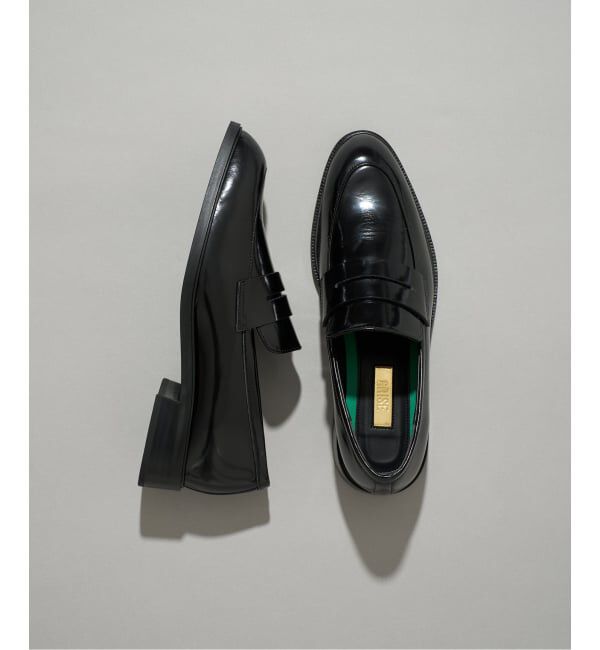 GRISE「《WEB +一部店舗限定》GRISEレザースリークトゥローファー」|ローファー|ブラック