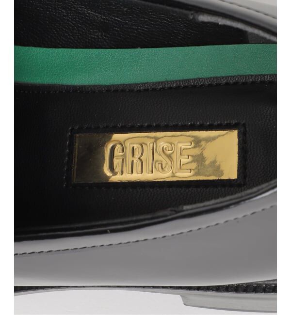 GRISE「《WEB +一部店舗限定》GRISEレザースリークトゥローファー」|ローファー|