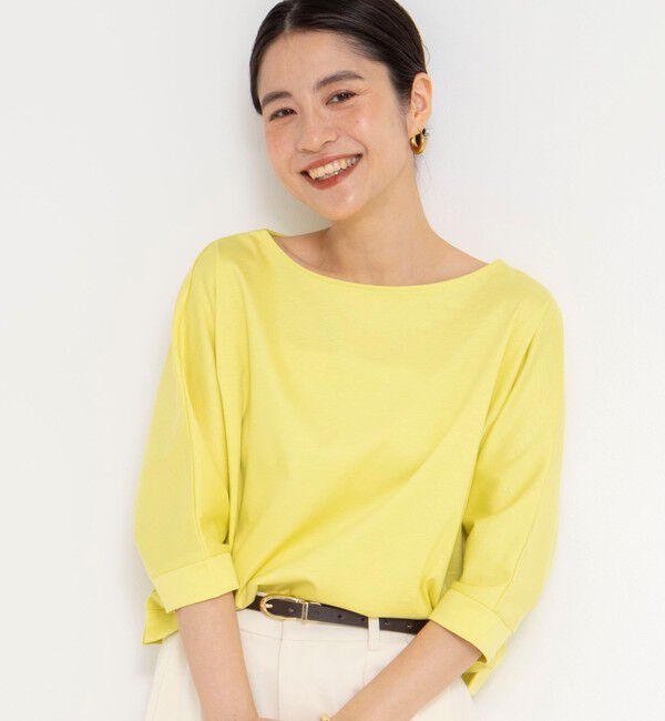 NOLLEY'S「ウォッシャブルドルマンTシャツ」|Tシャツ・カットソー|
