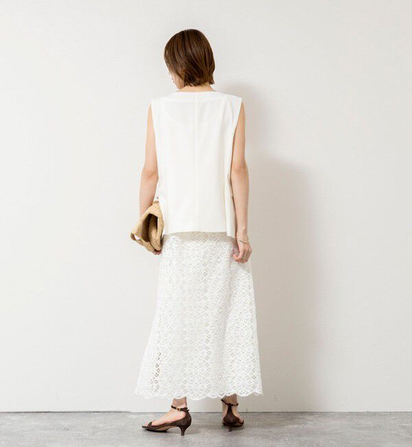 NOLLEY'S sophi「ウォッシャブルクロッシェレースキャミワンピース」|ワンピース|