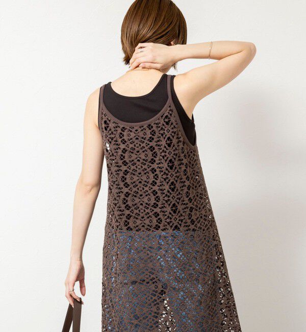 NOLLEY'S sophi「ウォッシャブルクロッシェレースキャミワンピース」|ワンピース|