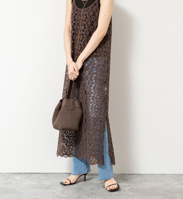 NOLLEY'S sophi「ウォッシャブルクロッシェレースキャミワンピース」|ワンピース|