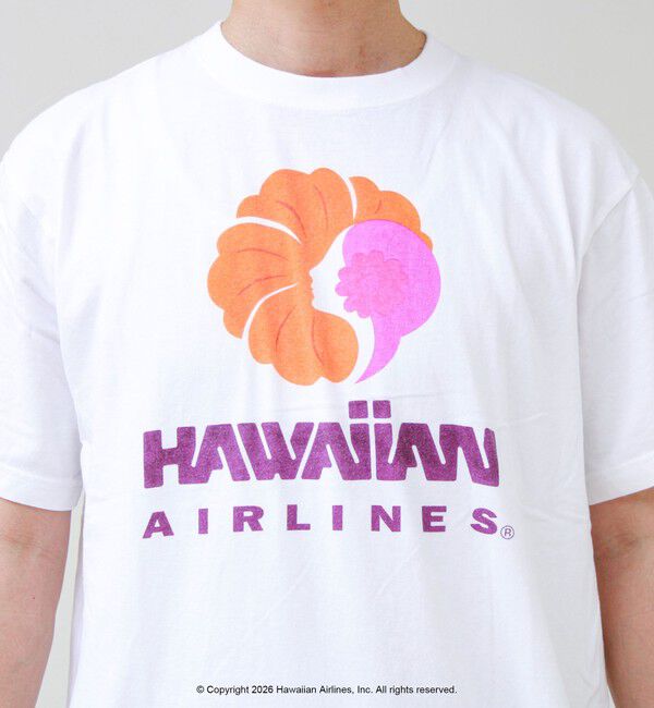 GLOSTER「【GOOD ROCK SPEED】HAWAIIAN AIRLINE ロゴTシャツ」|Tシャツ・カットソー|