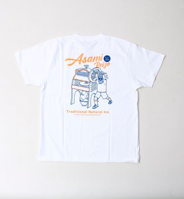 FREDY MAC「【Duckster&times;阿左美冷蔵】コラボ かき氷機Tシャツ ユニセックス」|Tシャツ・カットソー|ホワイト