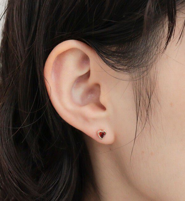 fredy emue「プチハートビジューピアス」|ピアス|