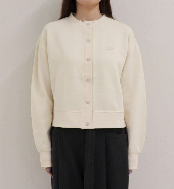 fredy emue「【LACOSTE/ラコステ】ショート丈ダブルフェイスカーディガン」|カーディガン|