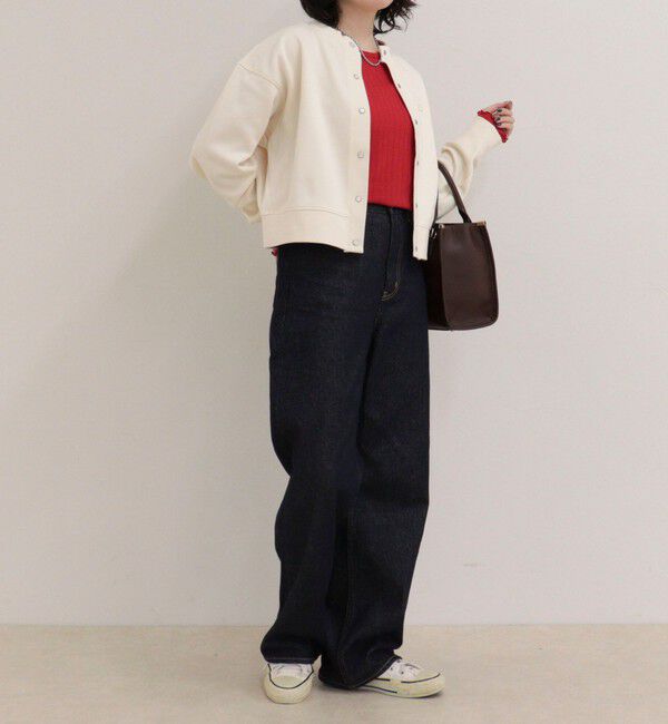 fredy emue「【LACOSTE/ラコステ】ショート丈ダブルフェイスカーディガン」|カーディガン|