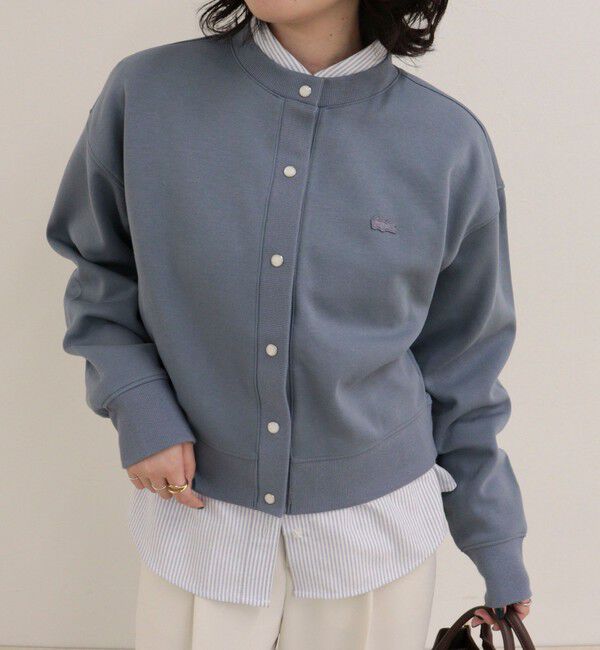 fredy emue「【LACOSTE/ラコステ】ショート丈ダブルフェイスカーディガン」|カーディガン|