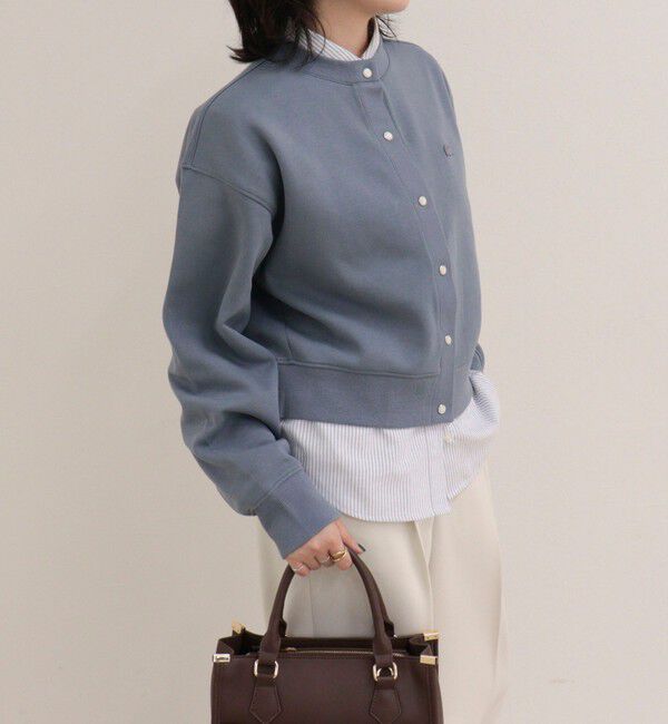 fredy emue「【LACOSTE/ラコステ】ショート丈ダブルフェイスカーディガン」|カーディガン|