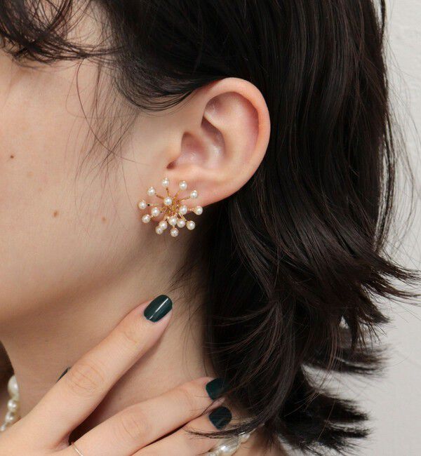 fredy emue「パールハナビピアス」|ピアス|