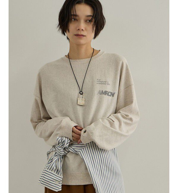 SALON adam et rope'「【Americana（アメリカーナ）】リバースウィーブ L/S T ／ロングスリーブTシャツ」|Tシャツ・カットソー|キナリ系(19)
