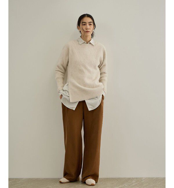 SALON adam et rope'「フォックスカシミアボートネックプルオーバー」|ニット・セーター|