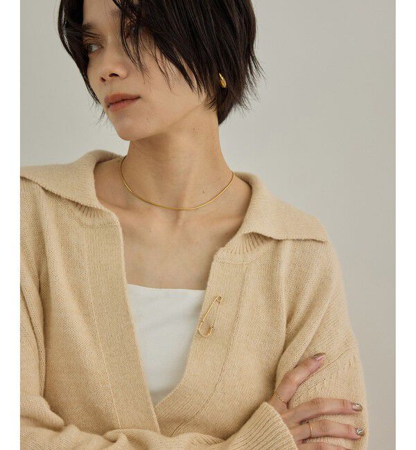 SALON adam et rope'「ラメスキッパープルオーバー」|ニット・セーター|オフホワイト(15)