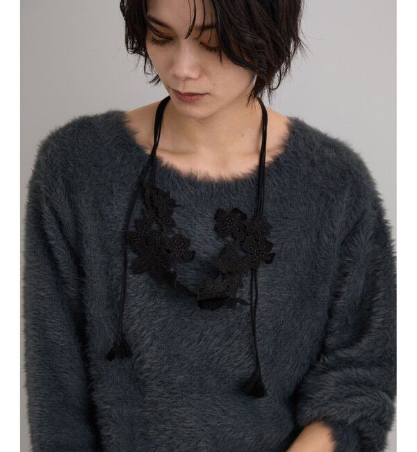 SALON adam et rope'「レースチョーカーマルチベルト」|ベルト|ブラック(01)