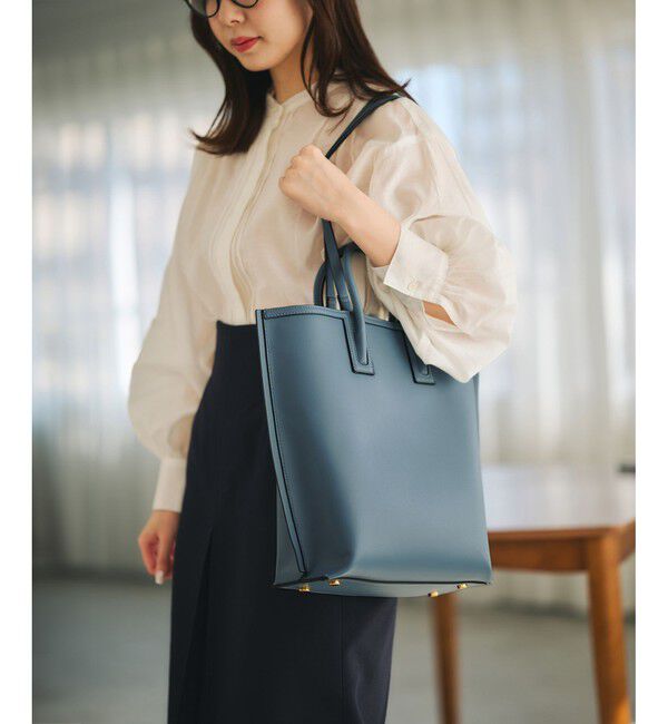 ROPE「【E'POR】Ree BAG Large【通勤】【A4対応】【25SS】」|トートバッグ|ブルー(44)