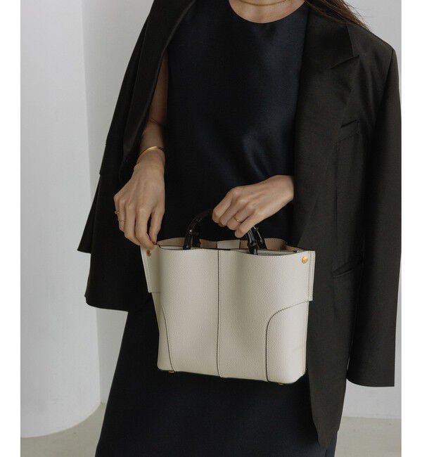 E'POR「【E'POR】BAMBOO BAG Medium/軽量・通勤・26SS」|ハンドバッグ|