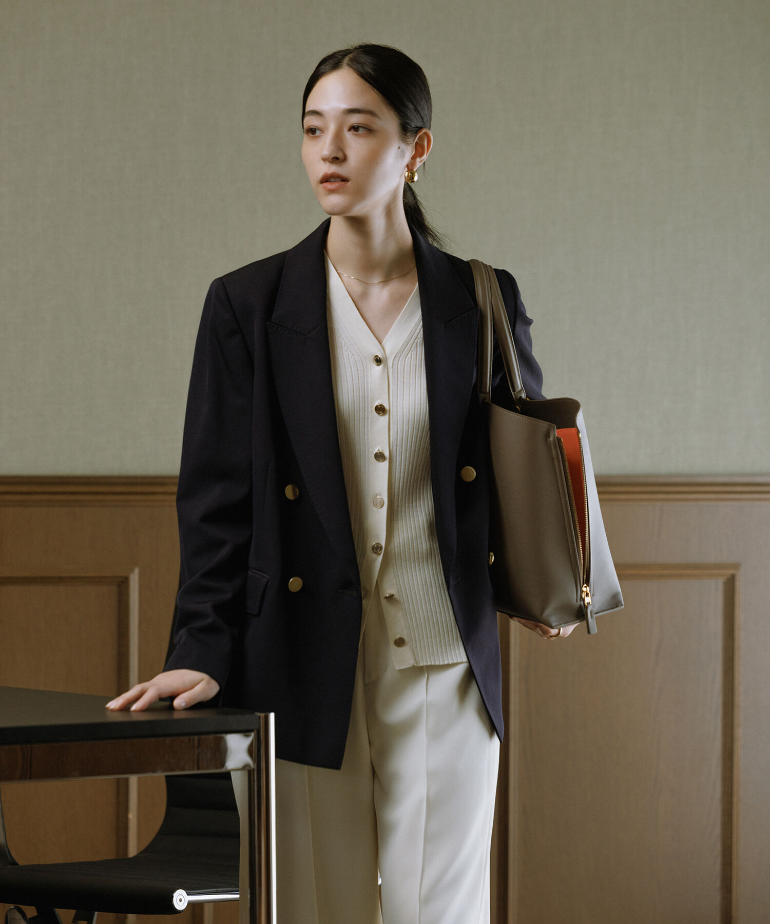 ROPE「【E'POR】【WEB限定】Y BAG Medium+/A4対応・通勤・26AW」|トートバッグ|