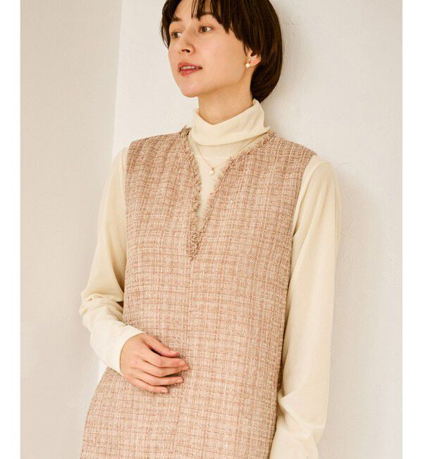 Rope&rsquo;Picnic「シアートリコットベロアタートルトップス」|Tシャツ・カットソー|