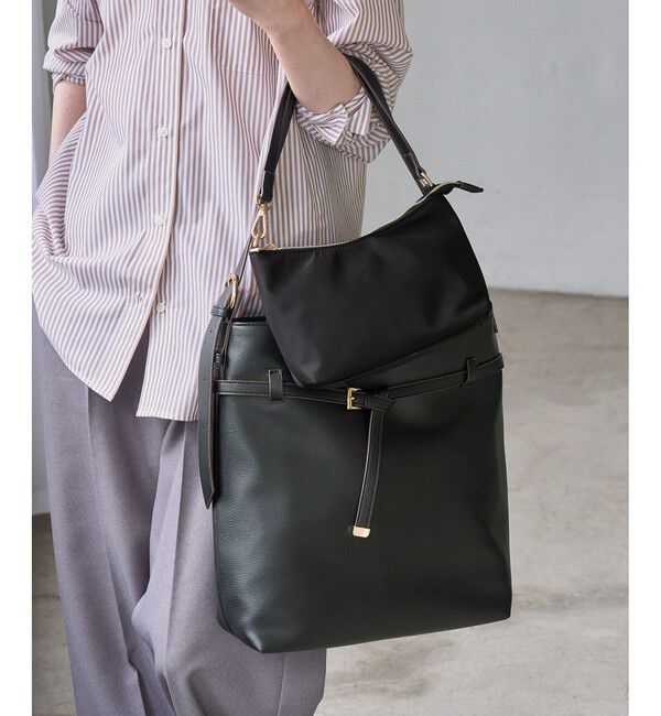 ROPE PICNIC PASSAGE「me fit BAG ベルトデザインナイロンコンビバッグ/撥水・軽量・2個セット」|ショルダー・メッセンジャー|