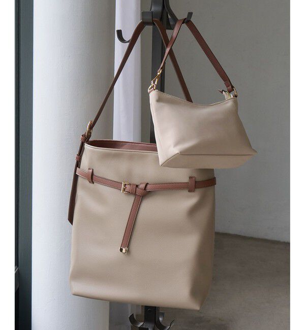 ROPE PICNIC PASSAGE「me fit BAG ベルトデザインナイロンコンビバッグ/撥水・軽量・2個セット」|ショルダー・メッセンジャー|