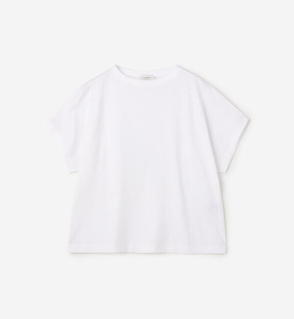 handvaerk「handvaerk | 60/2 キャップスリーブTシャツ SOLID WOMEN」|Tシャツ・カットソー|WHITE