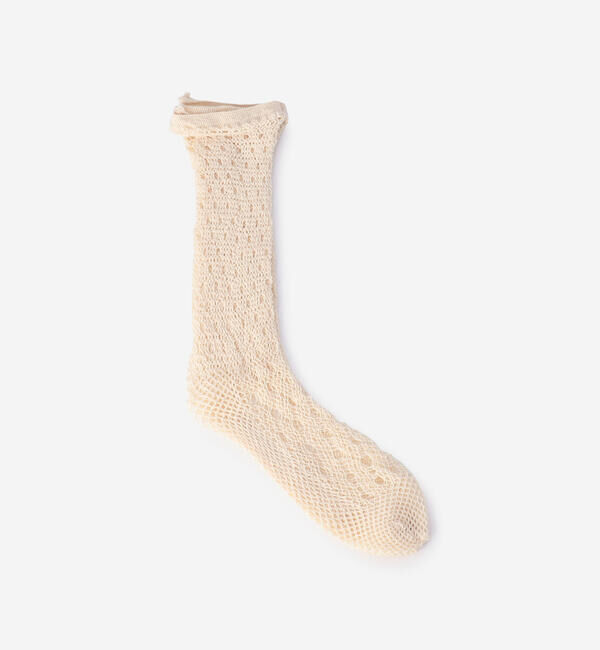  「babaco | フィッシュネット ソックス WOMEN」|ソックス|