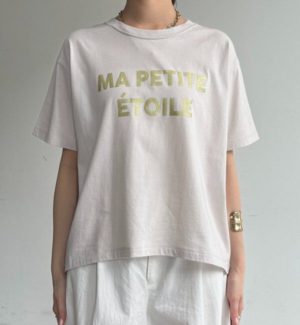  「グリッターラメロゴTEE」|Tシャツ・カットソー|