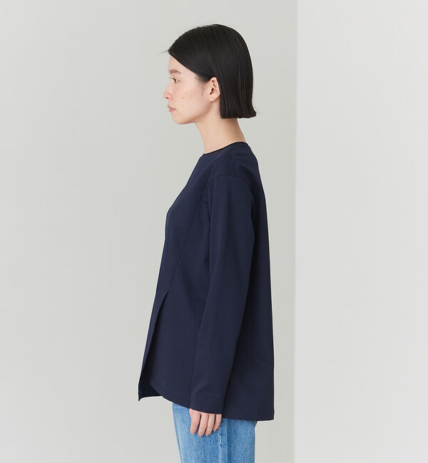 collex「＜手洗い可＞アシンメトリースリットプルオーバー」|Tシャツ・カットソー|