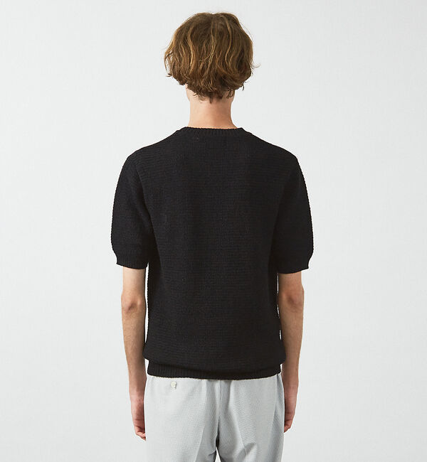 ABAHOUSE「フルニードル メッシュニットTシャツ」|Tシャツ・カットソー|