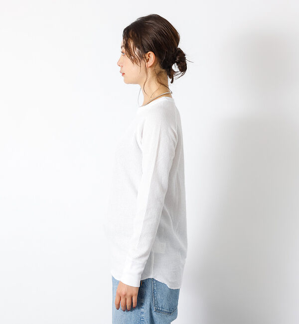 Rouge vif「【JEMORGAN / ジェーイーモーガン】ワッフルラグランロンＴ / パック入」|Tシャツ・カットソー|