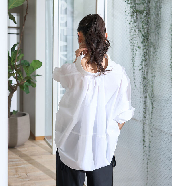 Rouge vif「バックコクーンBIGシャツ」|シャツ・ブラウス|