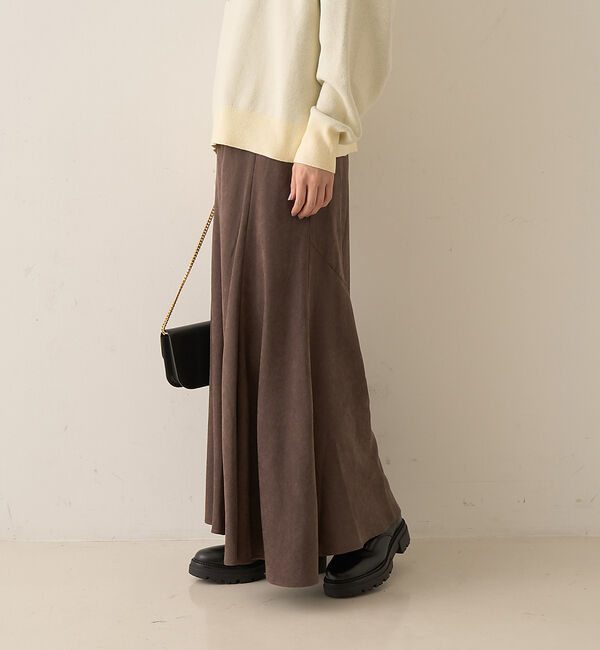 Rouge vif「【定番人気】【2025AW】切替マキシスカート」|スカート|
