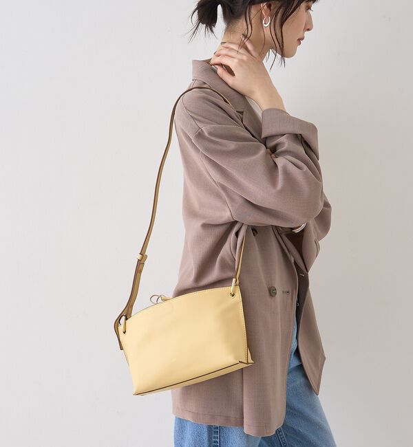 Rouge vif「【ORSETTO/オルセット】BARCA レザーミニショルダーバッグ」|ショルダー・メッセンジャー|